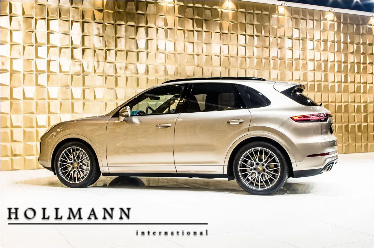 2018 Porsche Cayenne Turbo for sale, exterior, Palladiummetallic