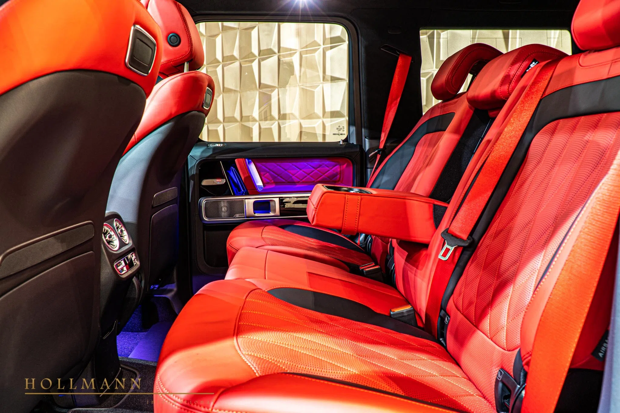 2020 Mercedes-Benz G 63 AMG interior, seats, Red Leather