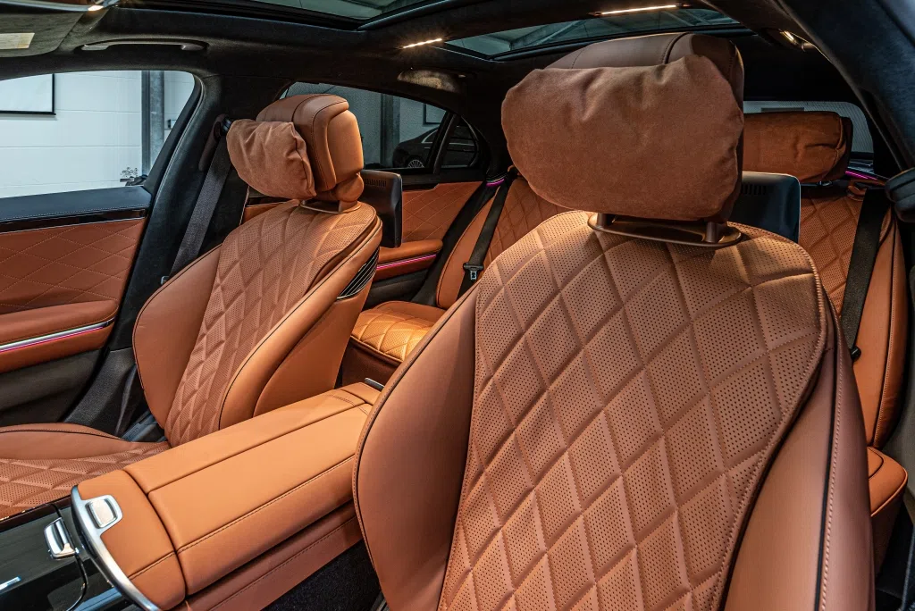 2020 Mercedes-Benz S 500 AMG Line interior, seats, Black Leather