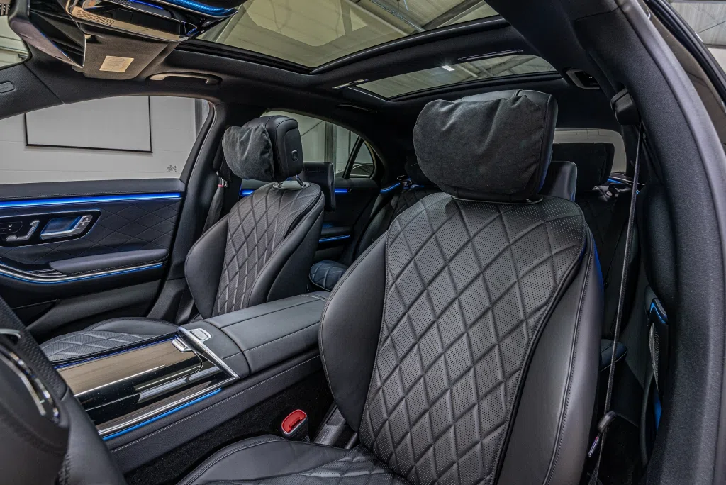 2020 Mercedes-Benz S 500 AMG Line interior, seats, Black Leather