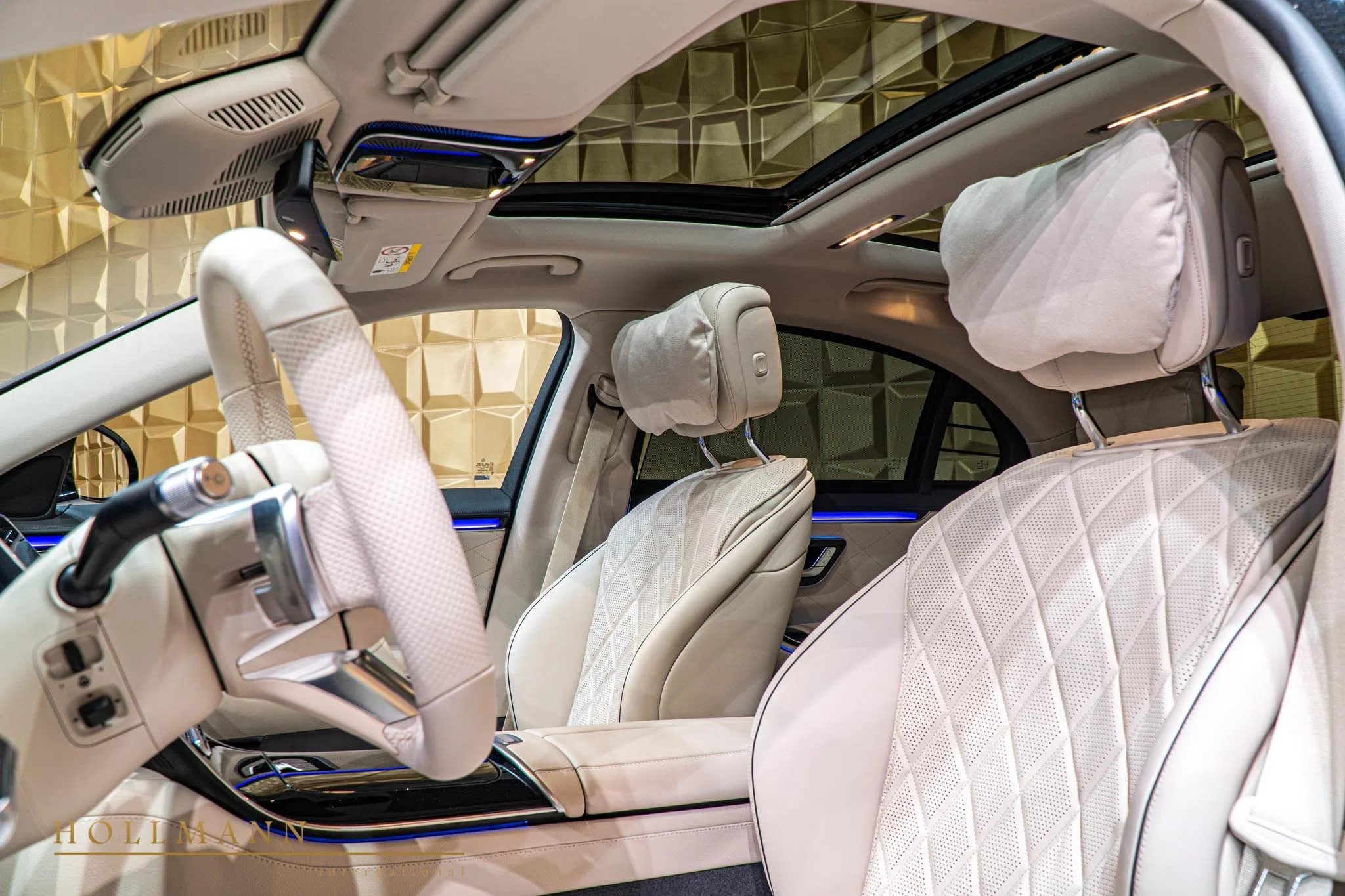 2021 Mercedes-Benz S 400 d 4M Long interior, seats, Leather Beige