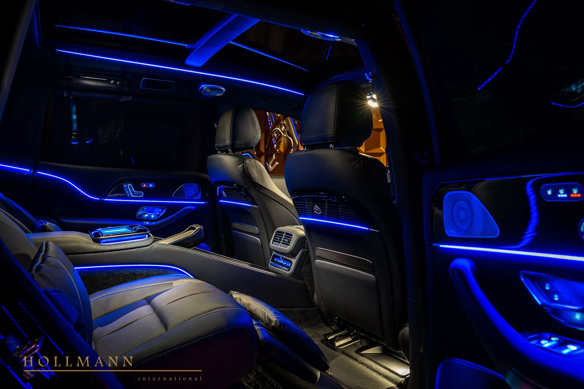2021 Mercedes-Maybach GLS 600 interior, seats, Leather Black