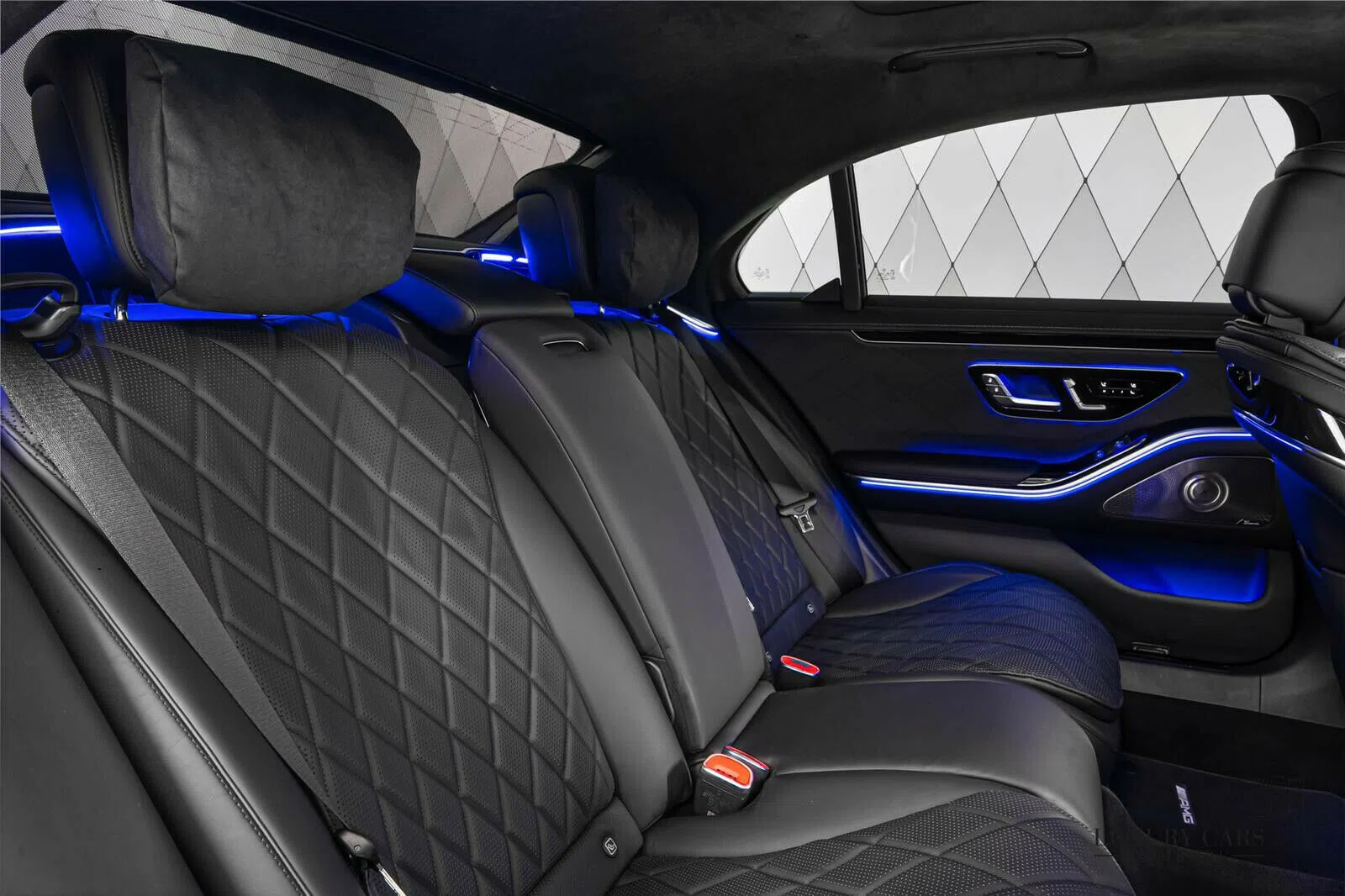 2020 Mercedes-Benz S 500 4MATIC LONG interior, seats, Leather exclusive black