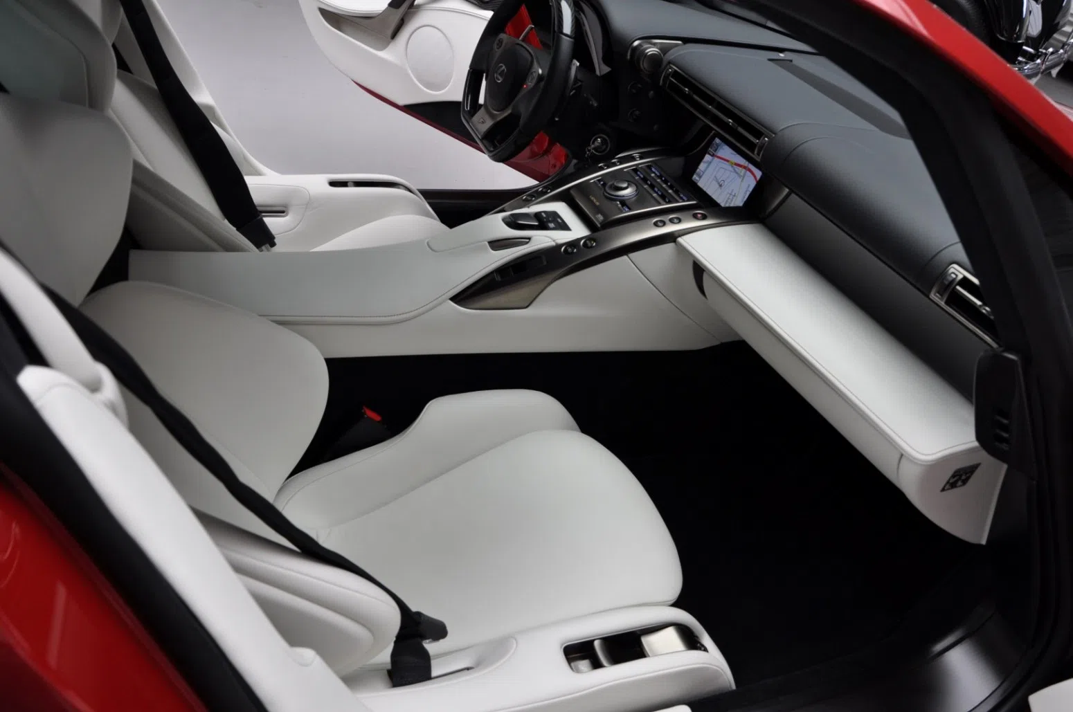 2014 Lexus LFA Special Paint Pearl Red metallic interior, seats