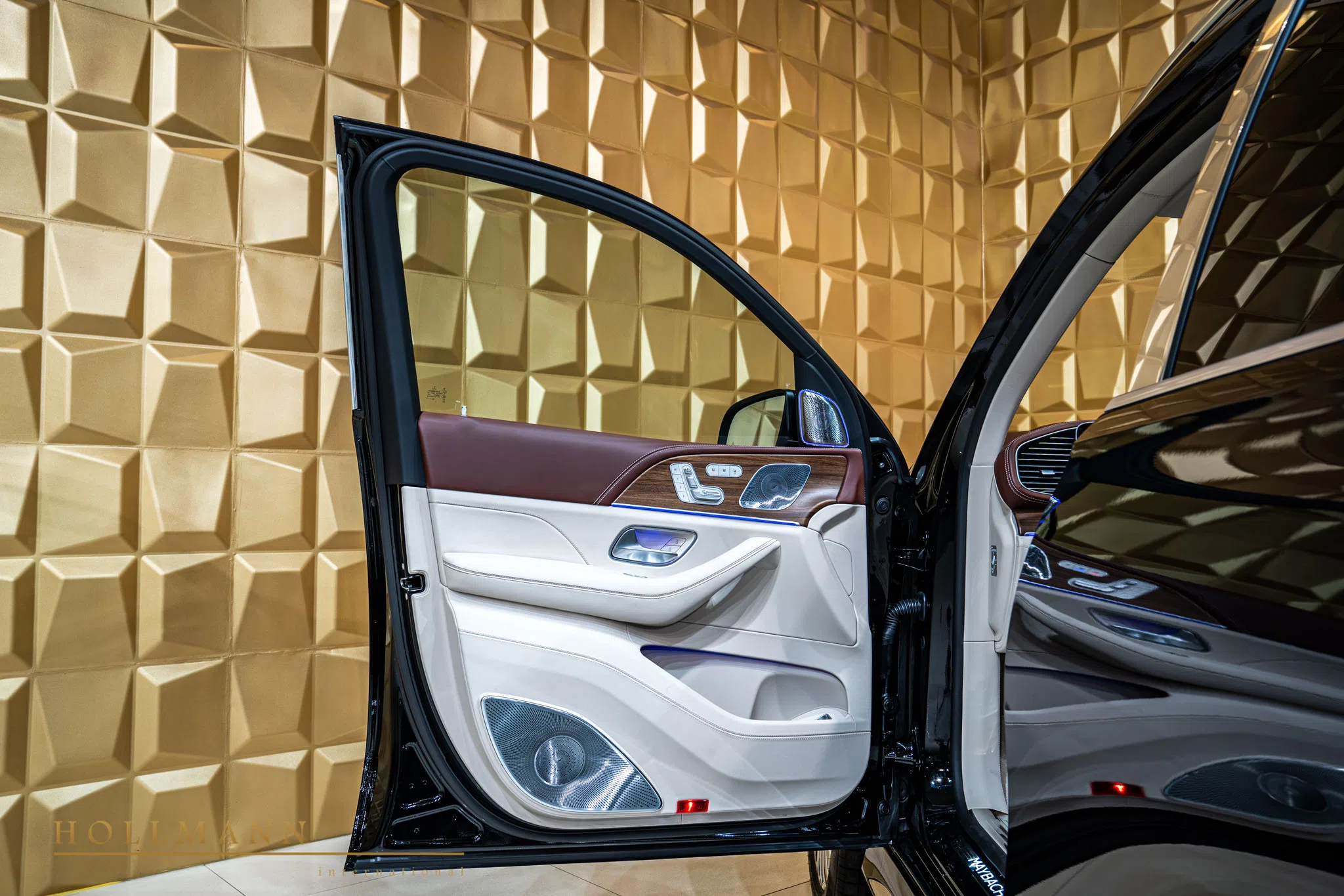 2021 Mercedes-Maybach GLS 600 interior, door panel, Brown / Beige