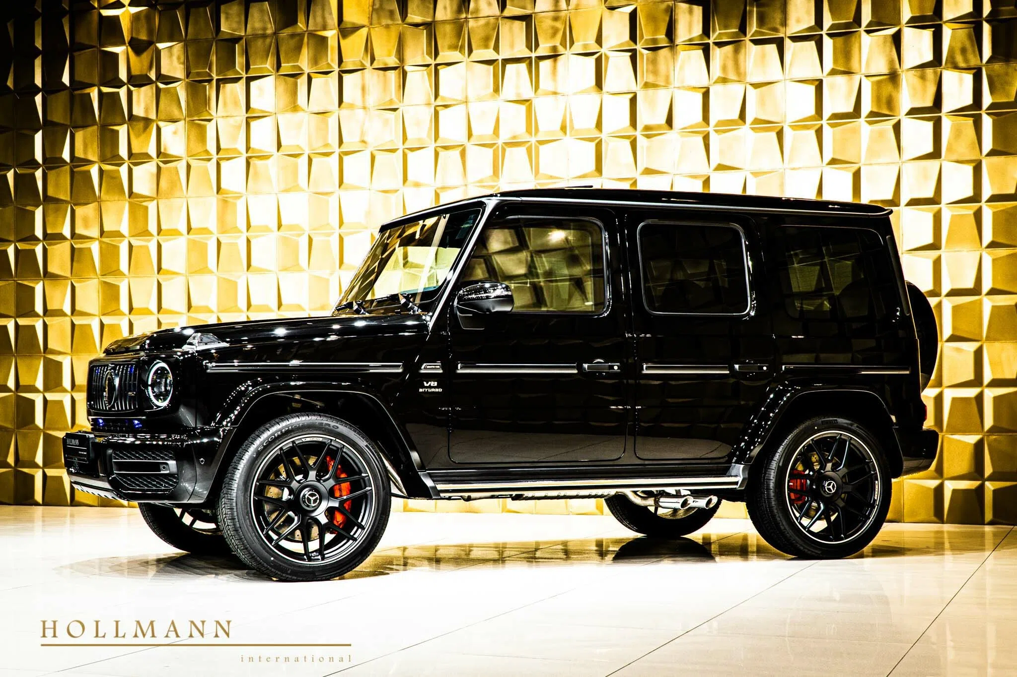 2020 Mercedes-Benz G 63 AMG ARMOURED VR8 for sale, exterior, Obsidian Black Metallic