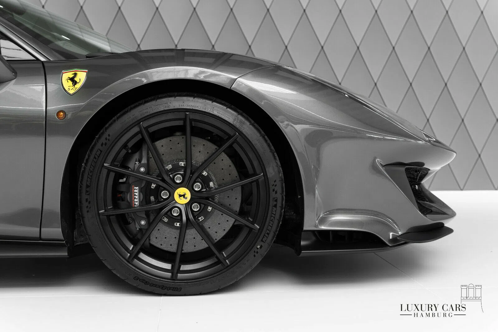 2021 Ferrari 488 Pista for sale, exterior, Grey