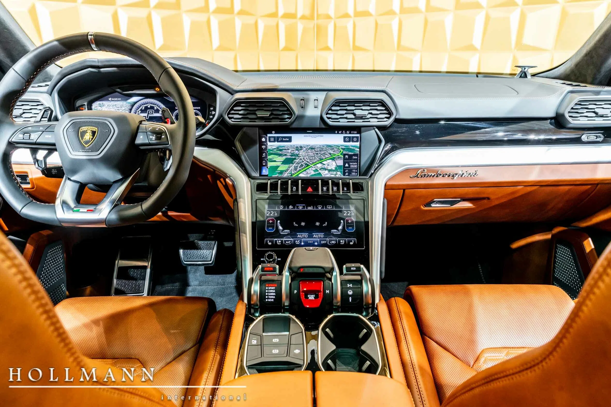 2021 Lamborghini Urus interior, dashboard, Terra Asia