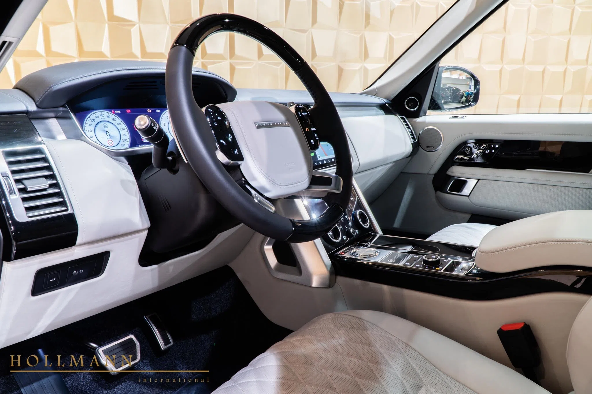 2021 Land Rover Range Rover 5.0 LWB SV-AUTOBIOGRAPHY interior, dashboard, Navy and Cirrus Leather