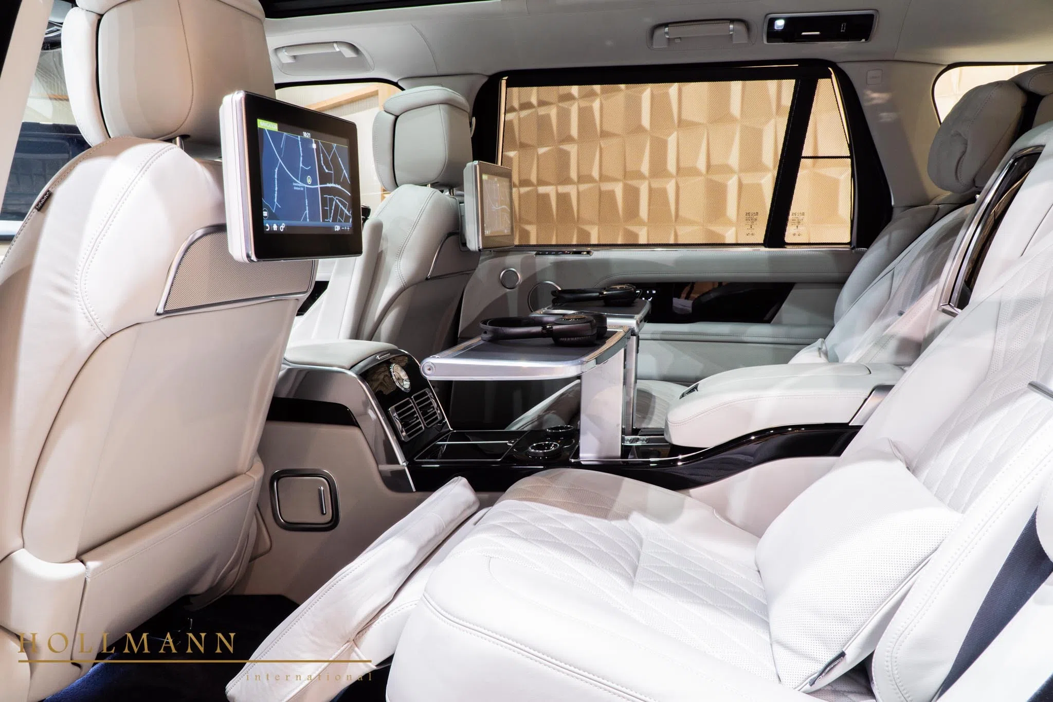 2021 Land Rover Range Rover 5.0 LWB SV-AUTOBIOGRAPHY interior, seats, Navy and Cirrus Leather