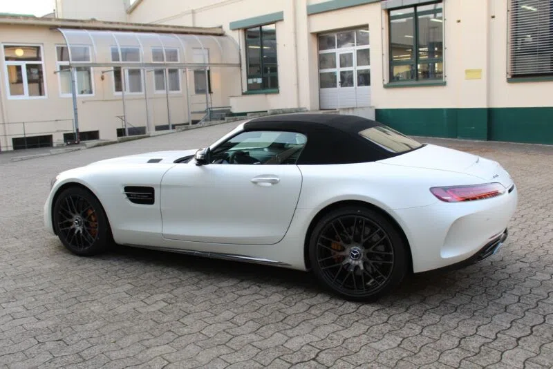 2018 Mercedes-Benz AMG GT C Roadster Edition 50 for sale, exterior, Deisgno kaschmirweiß magno
