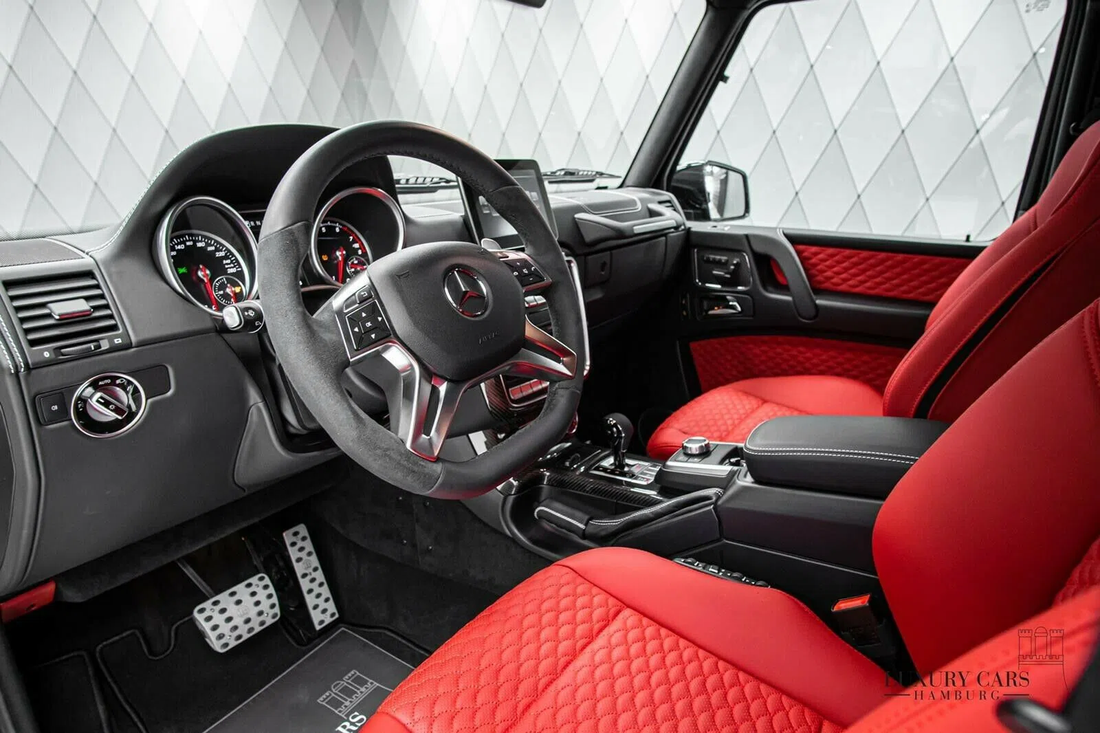 2020 BRABUS G 500 4x4² interior, Leather Black