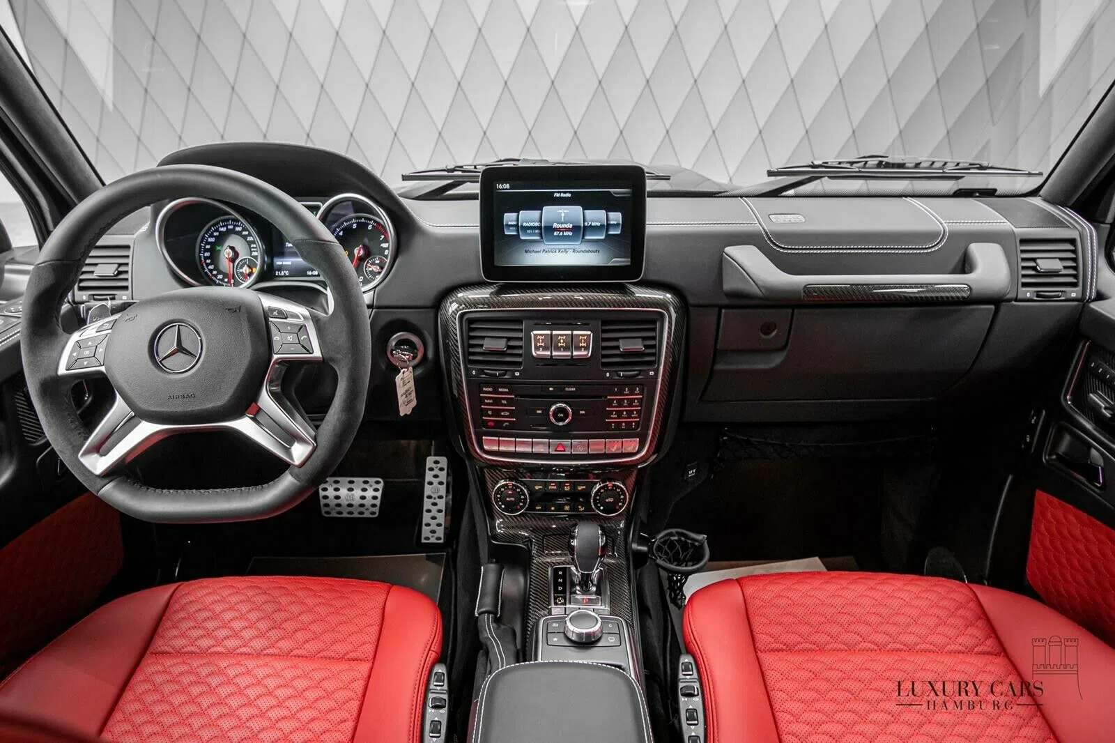 2020 BRABUS G 500 4x4² interior, Leather Black