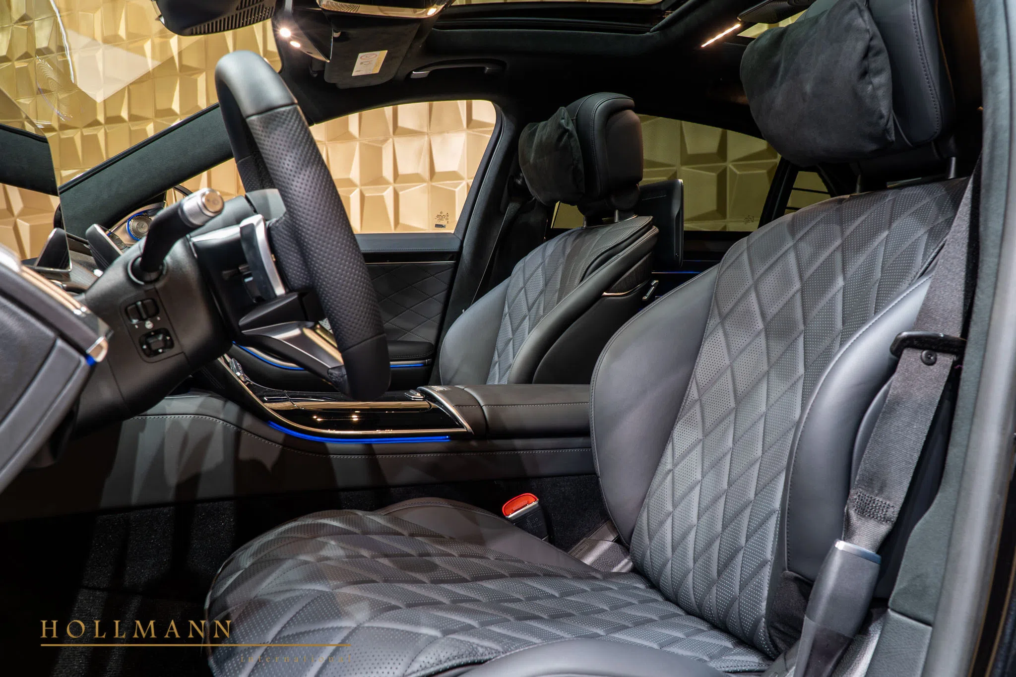 2021 Mercedes-Benz S 500 4M Long interior, seats, Leather Black Anthracite