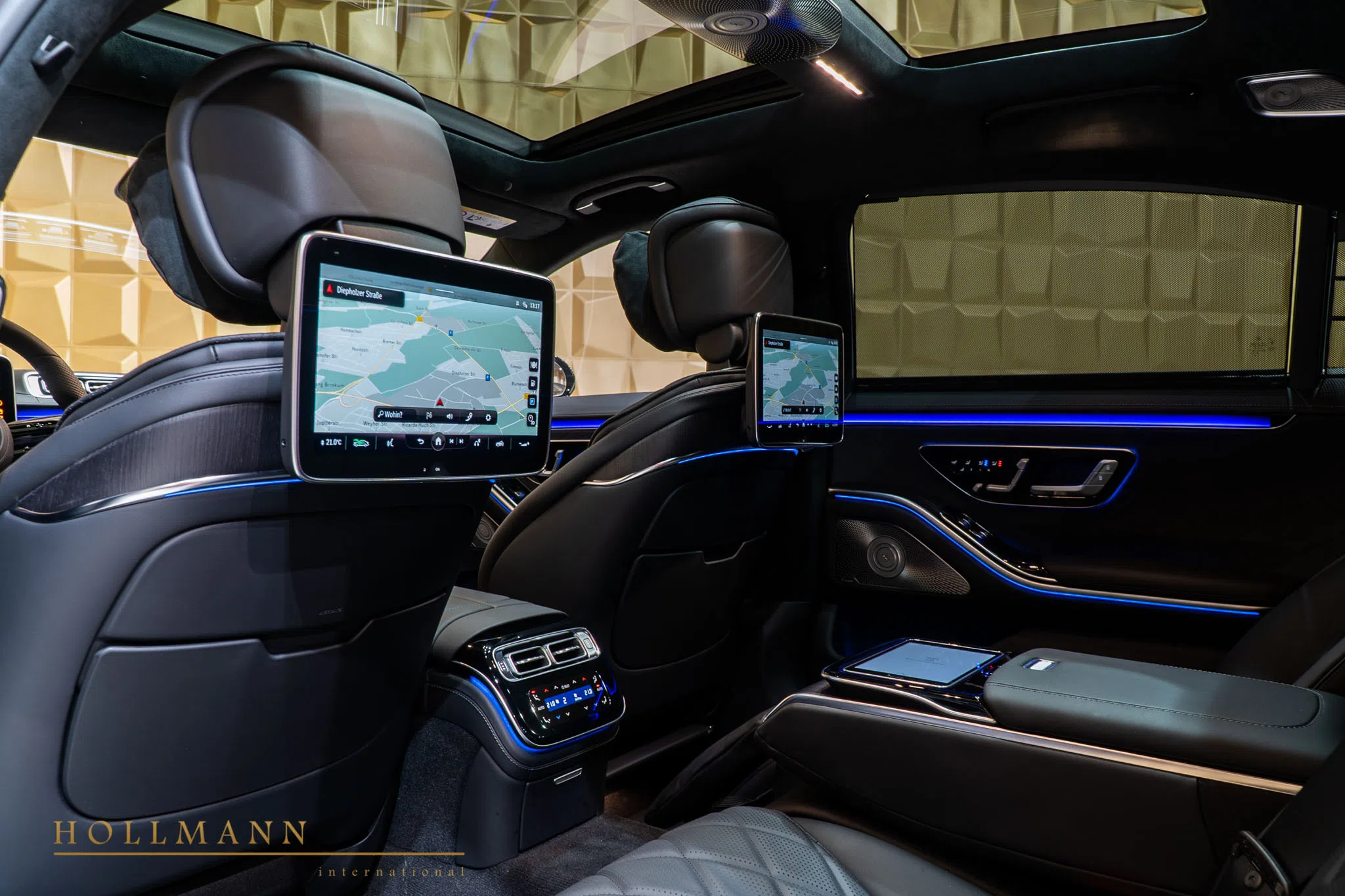 2021 Mercedes-Benz S 500 4M Long interior, Leather Black Anthracite
