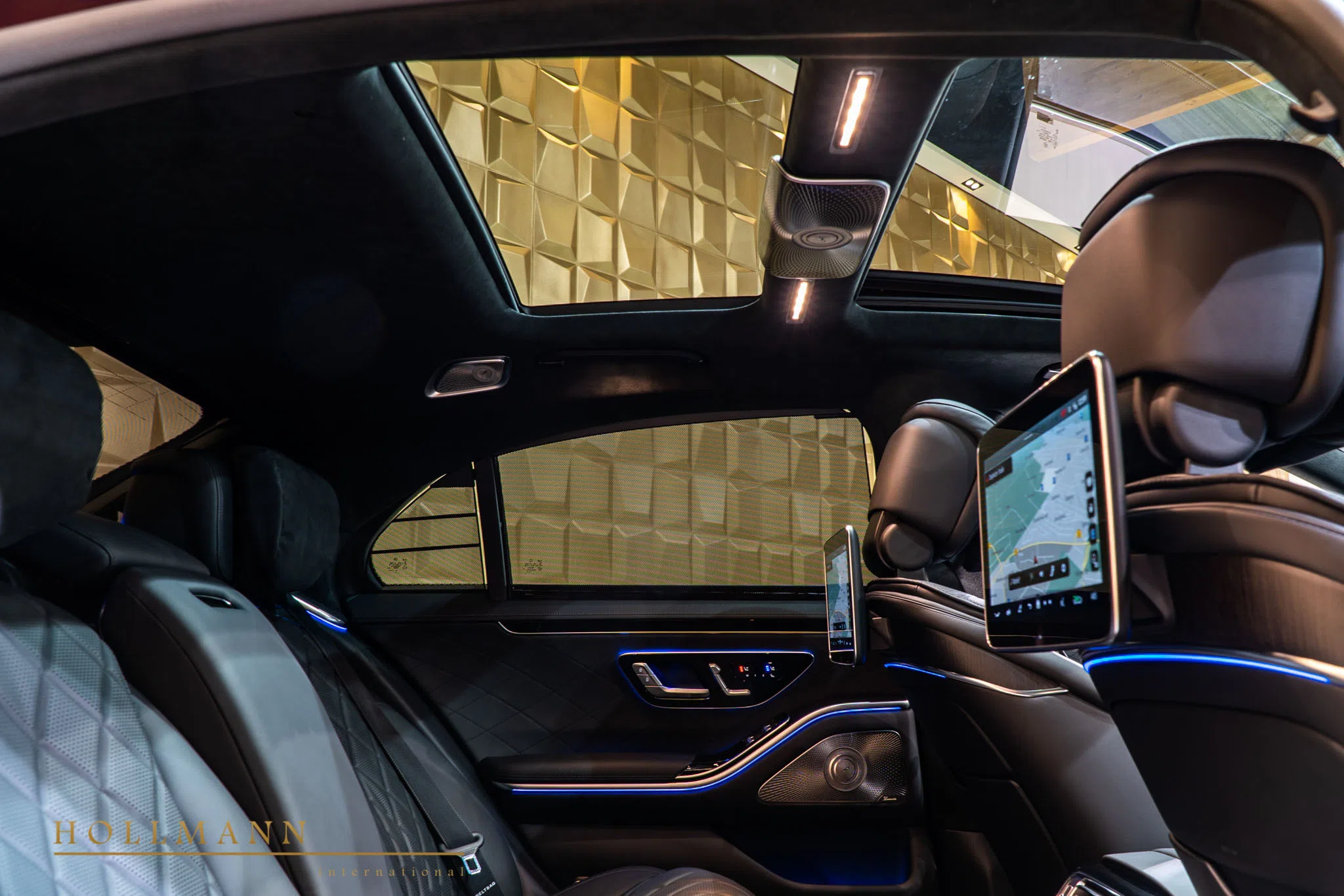 2021 Mercedes-Benz S 500 4M Long interior, Leather Black Anthracite