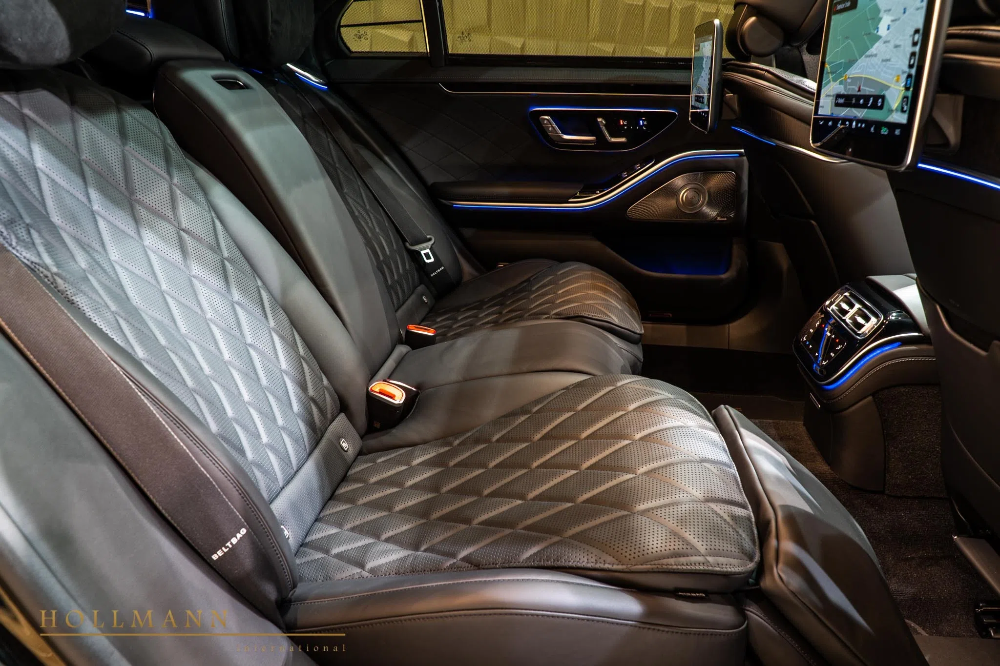 2021 Mercedes-Benz S 500 4M Long interior, seats, Leather Black Anthracite