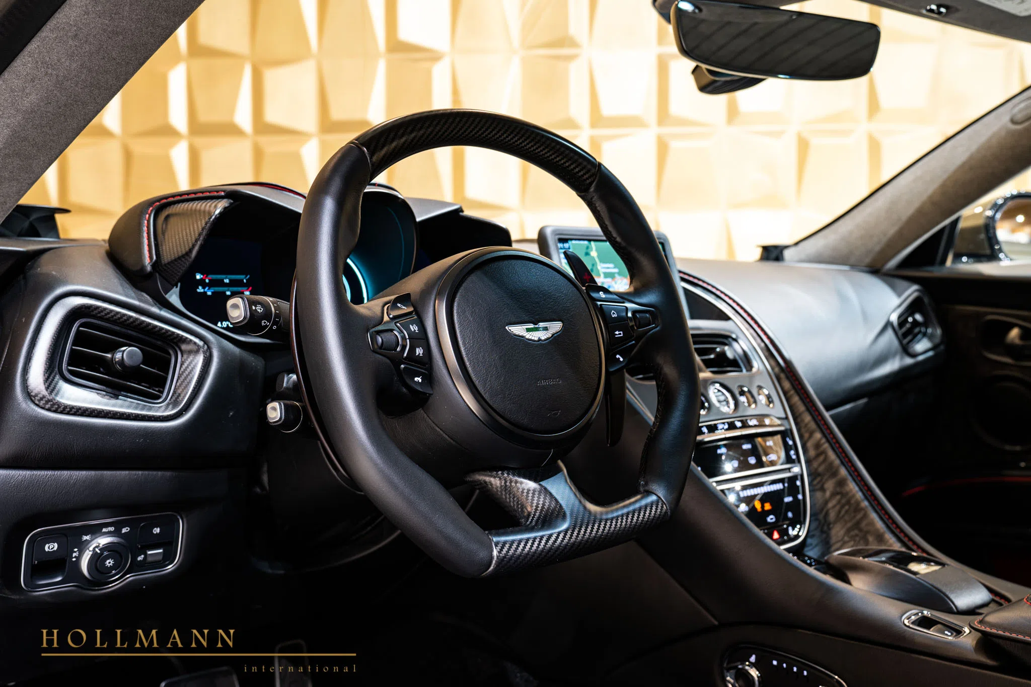 2020 Aston Martin DBS Superleggera Special Edition interior, Contemporary All Pure Black CI-27