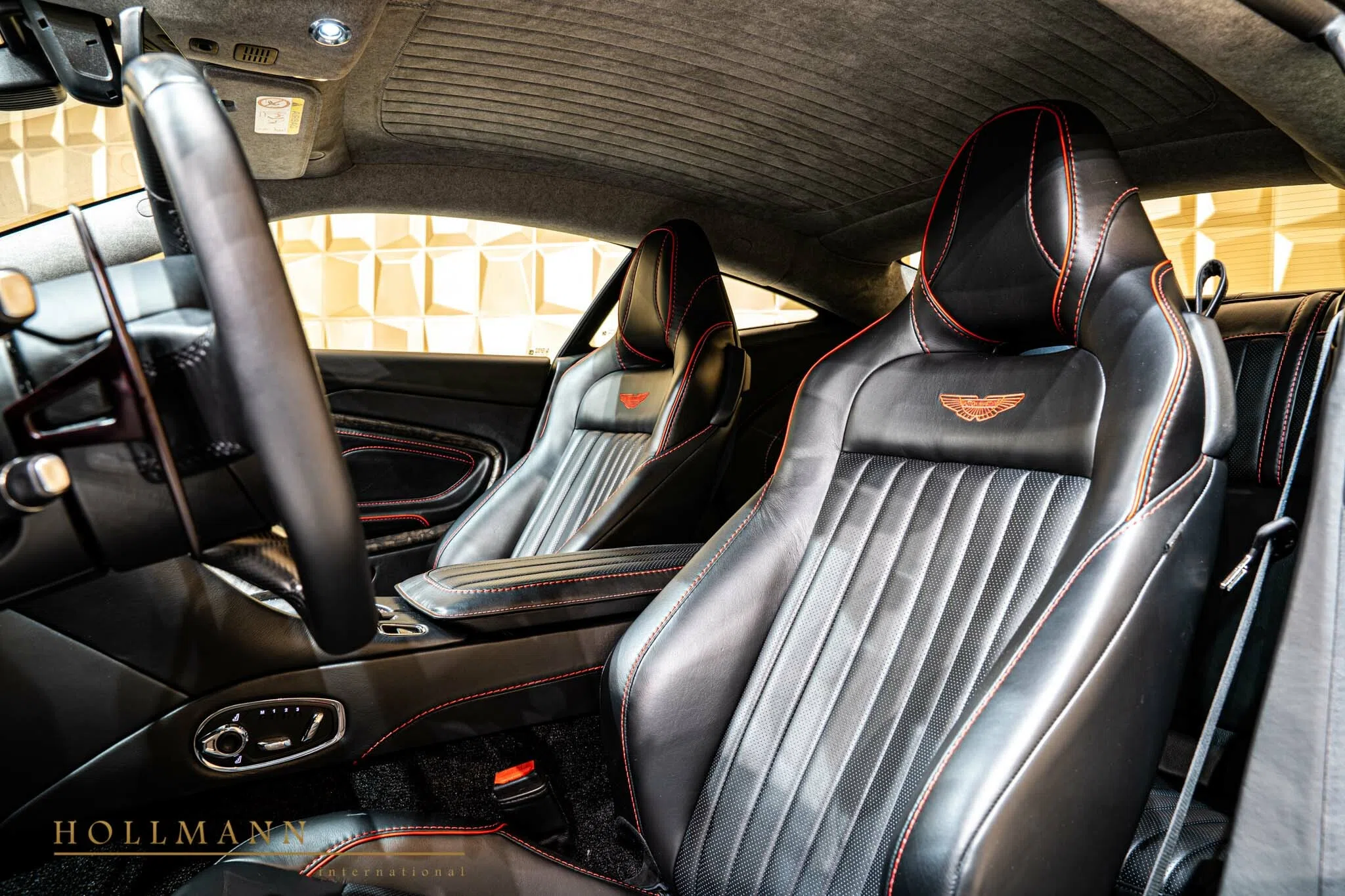 2020 Aston Martin DBS Superleggera Special Edition interior, seats, Contemporary All Pure Black CI-27