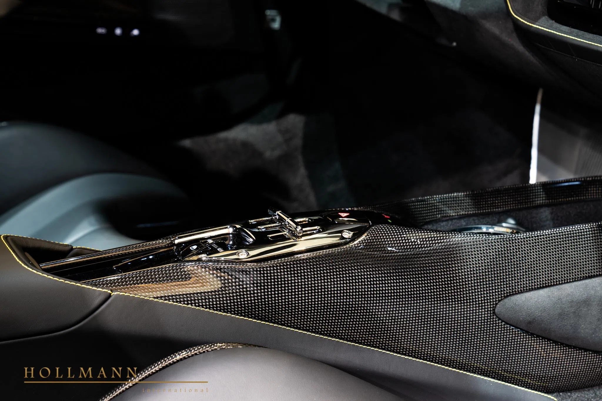 2021 Ferrari SF90 Stradale interior, Leather Black