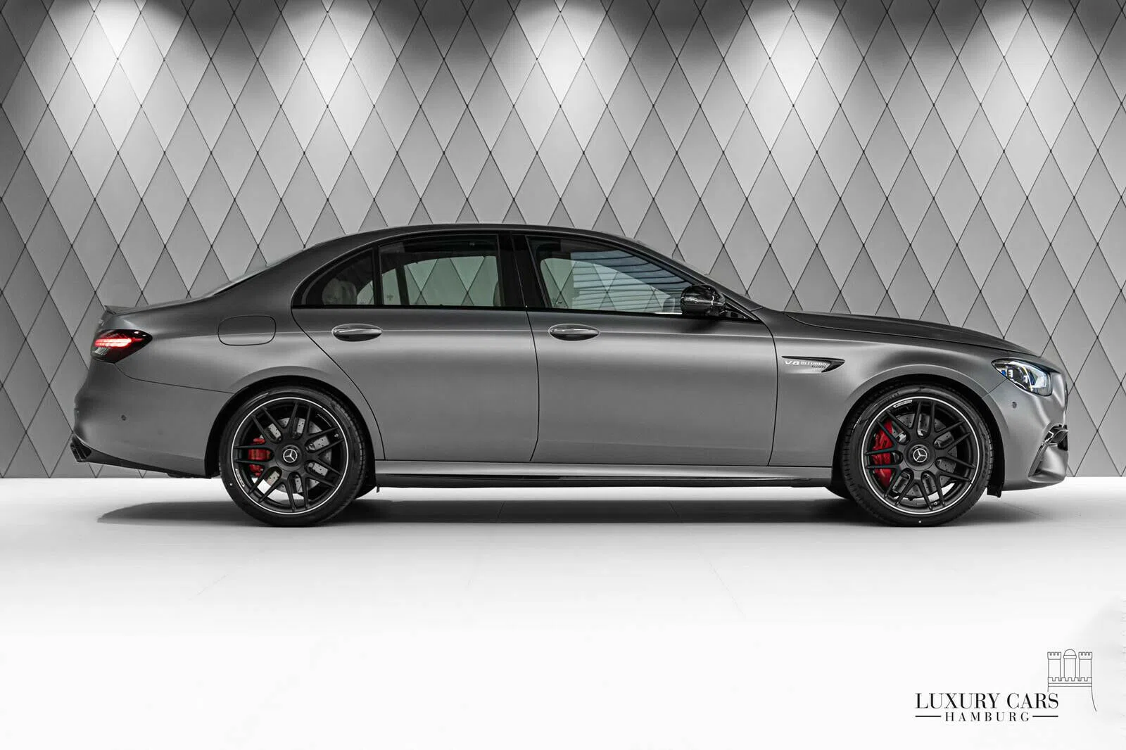 2021 Mercedes-Benz E 63 AMG S+ for sale, exterior, Designo Selenite Grey Magno