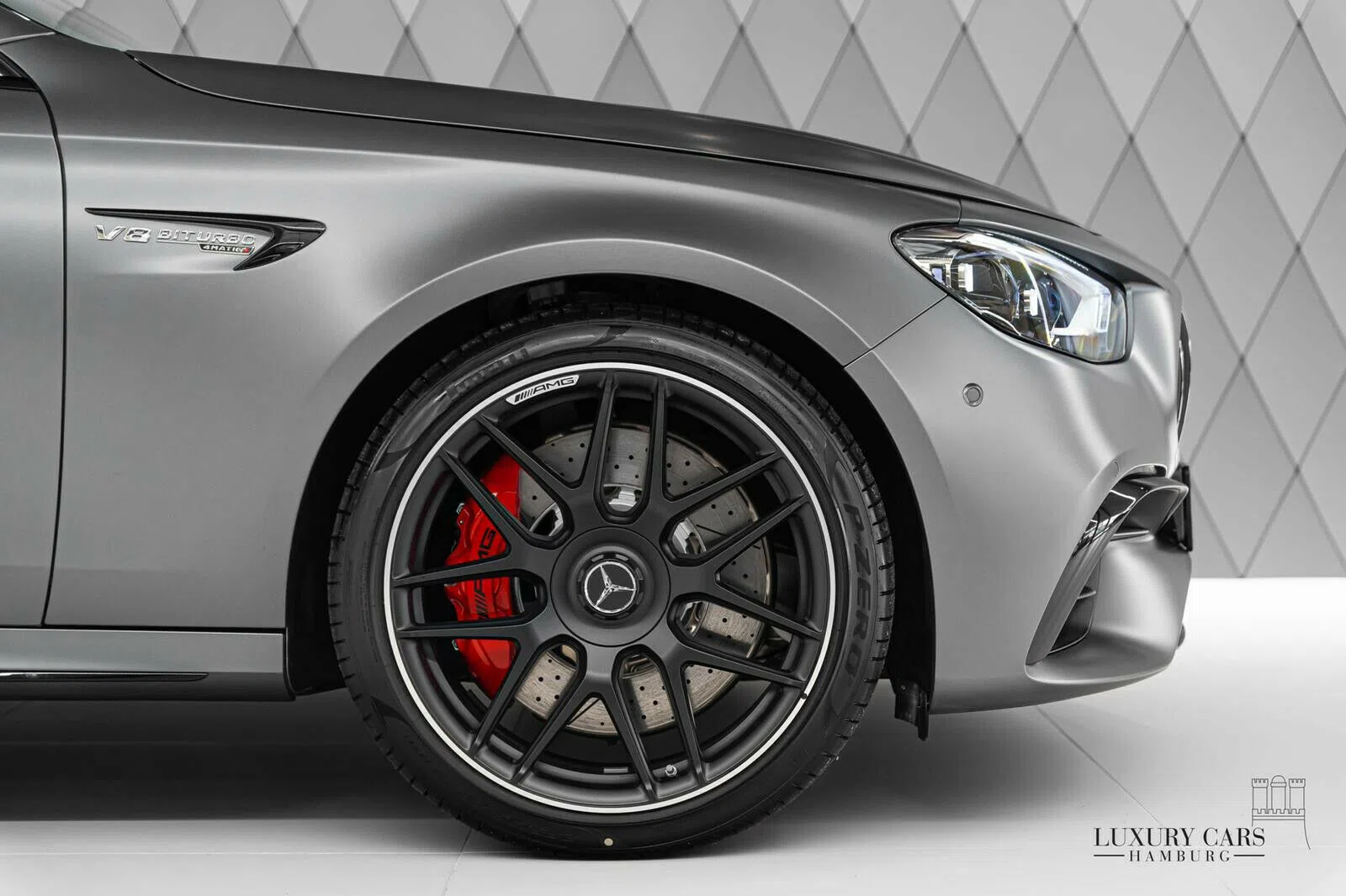 2021 Mercedes-Benz E 63 AMG S+ for sale, exterior, Designo Selenite Grey Magno