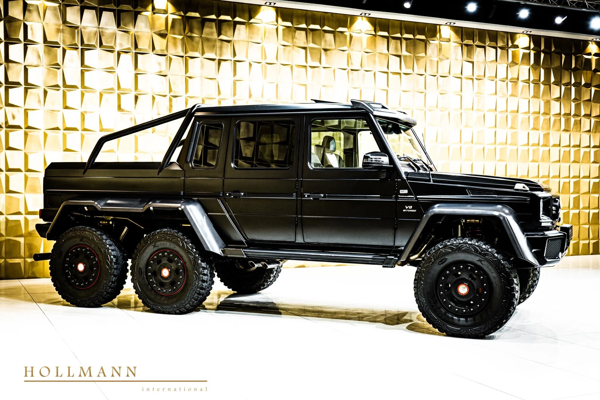 2014 Mercedes-Benz G 63 AMG 6x6 for sale, exterior, Night Black Magno
