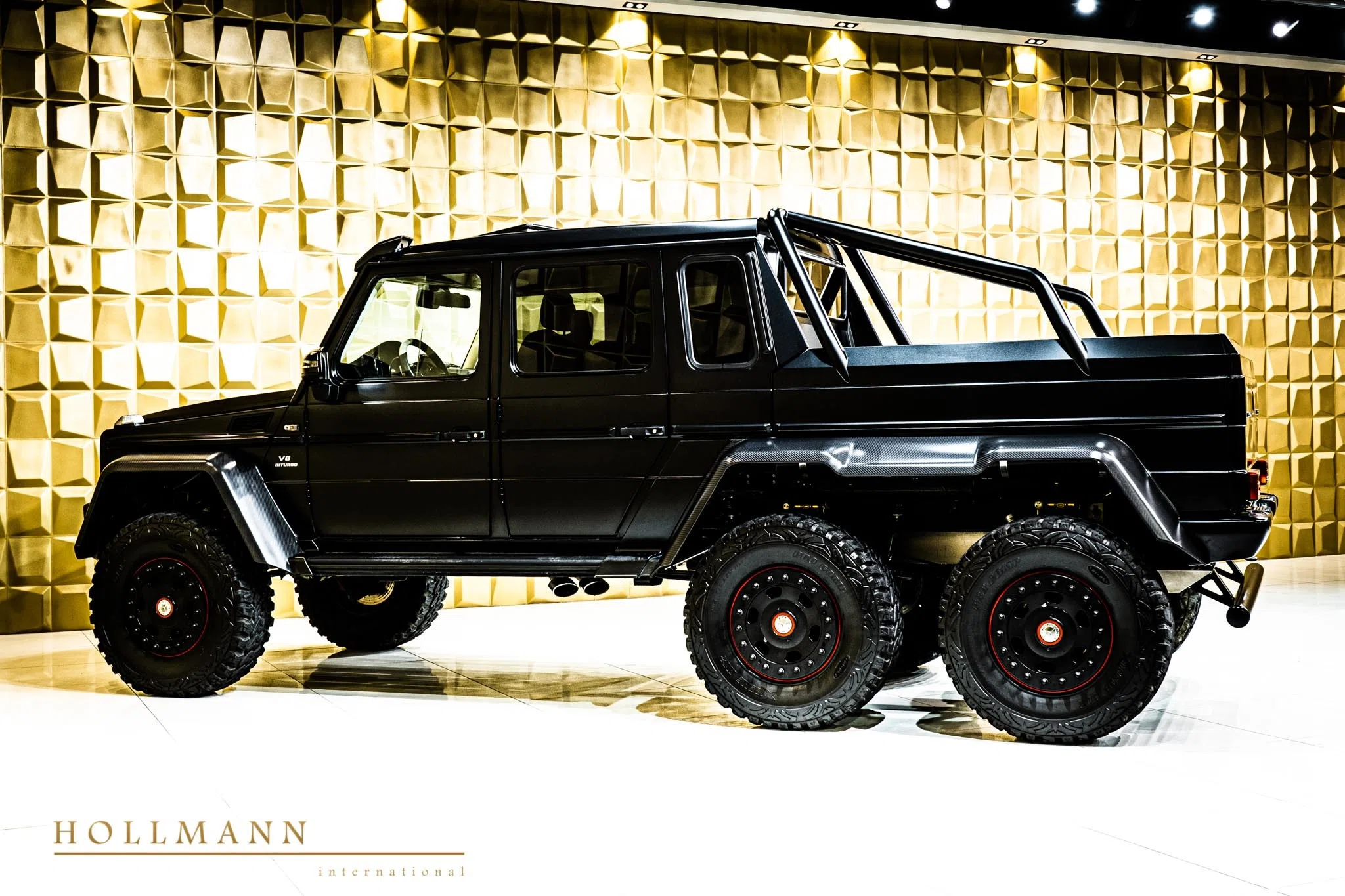 2014 Mercedes-Benz G 63 AMG 6x6 for sale, exterior, Night Black Magno