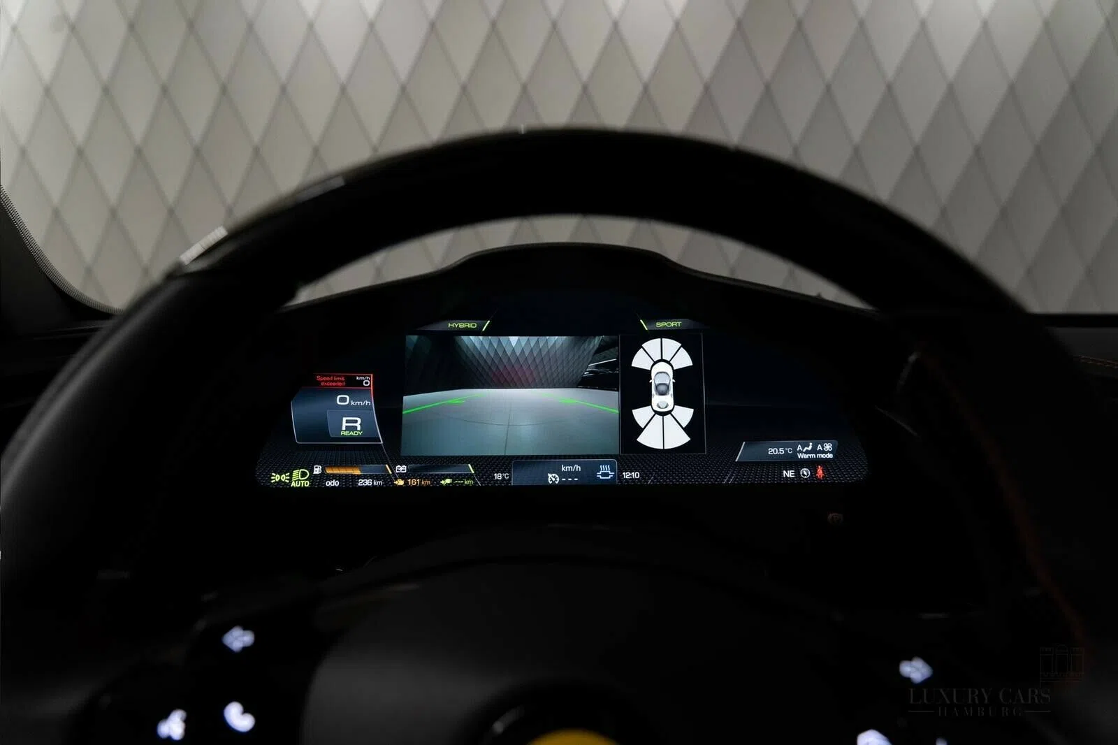2021 Ferrari SF 90 Stradale interior, black