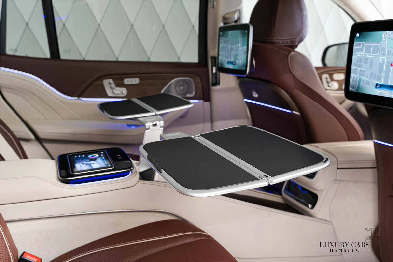 2020 Mercedes-Maybach GLS 600 interior, seats, Brown