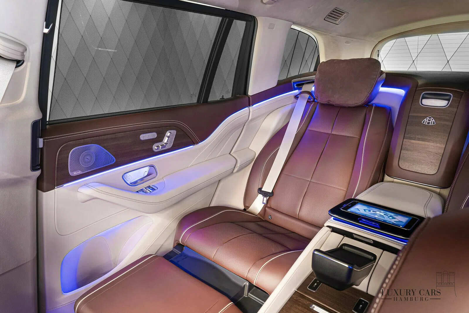 2020 Mercedes-Maybach GLS 600 interior, seats, Brown
