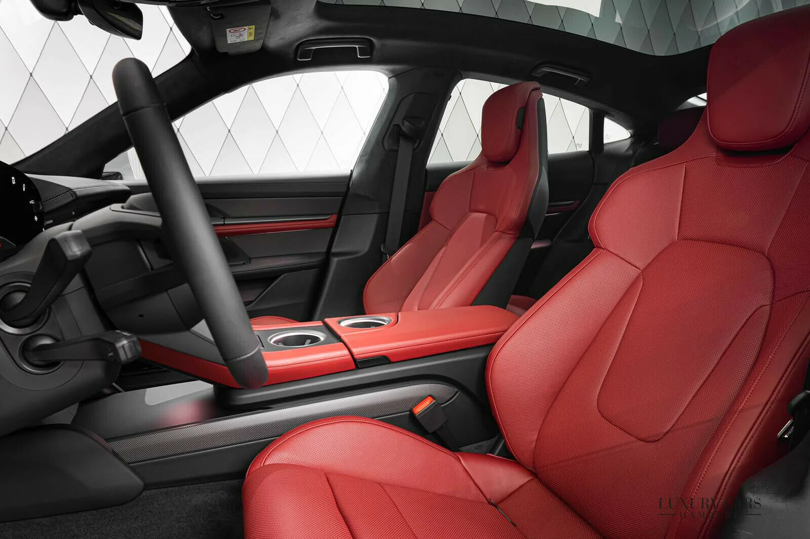 2021 Porsche Taycan Turbo S interior, seats