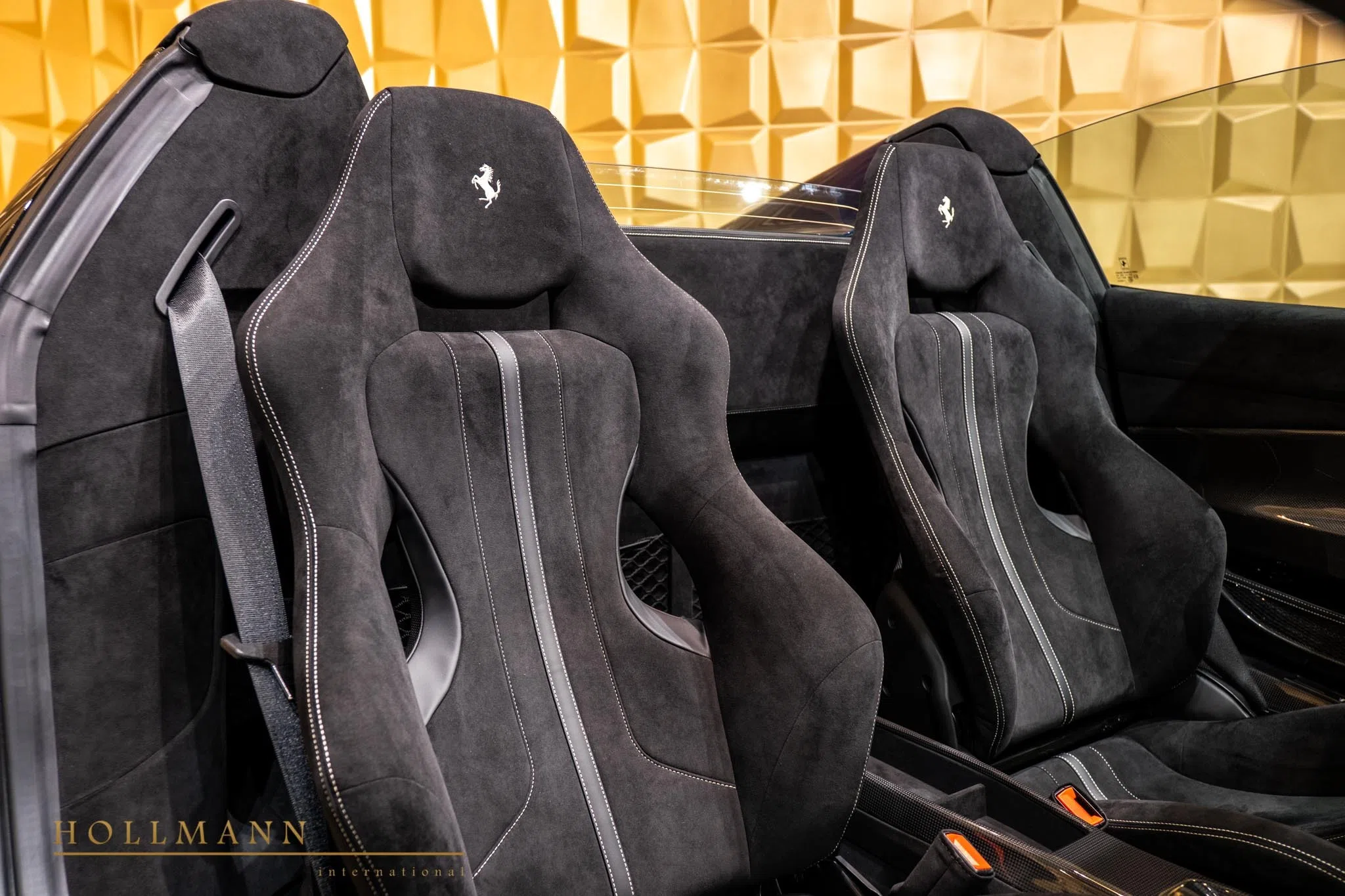 2021 Ferrari 488 Pista Spider interior, seats