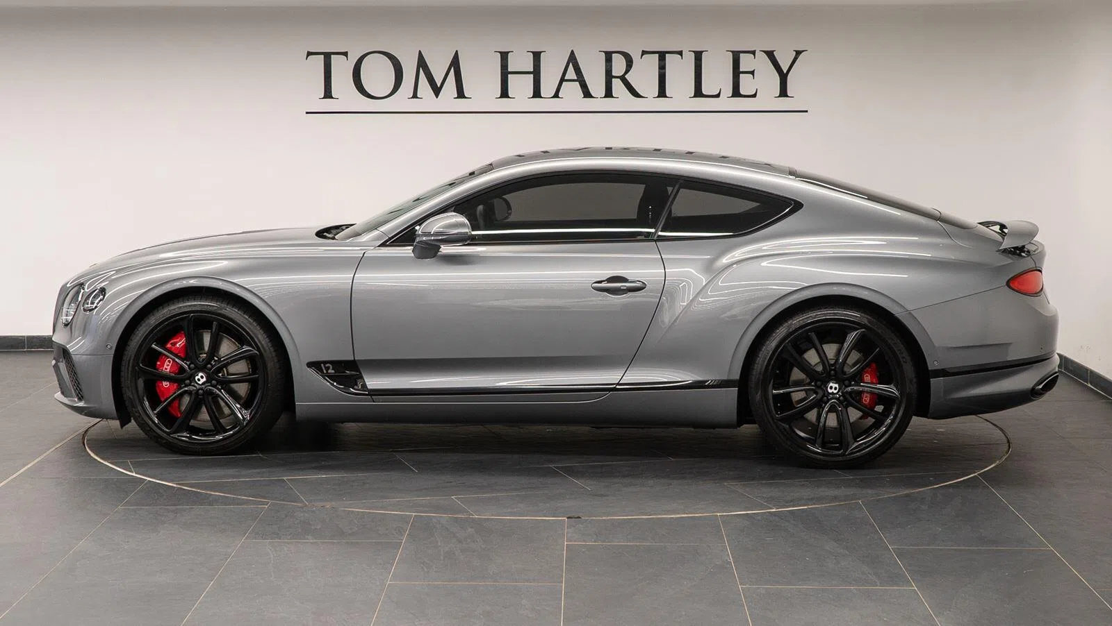 2018 Bentley CONTINENTAL GT, side profile, Hallmark GREY