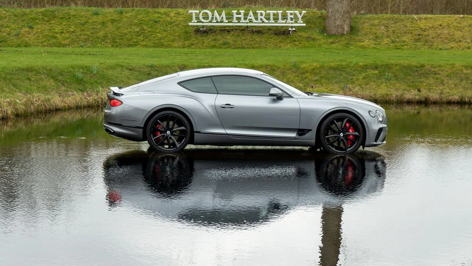 2018 Bentley CONTINENTAL GT, side profile, Hallmark GREY