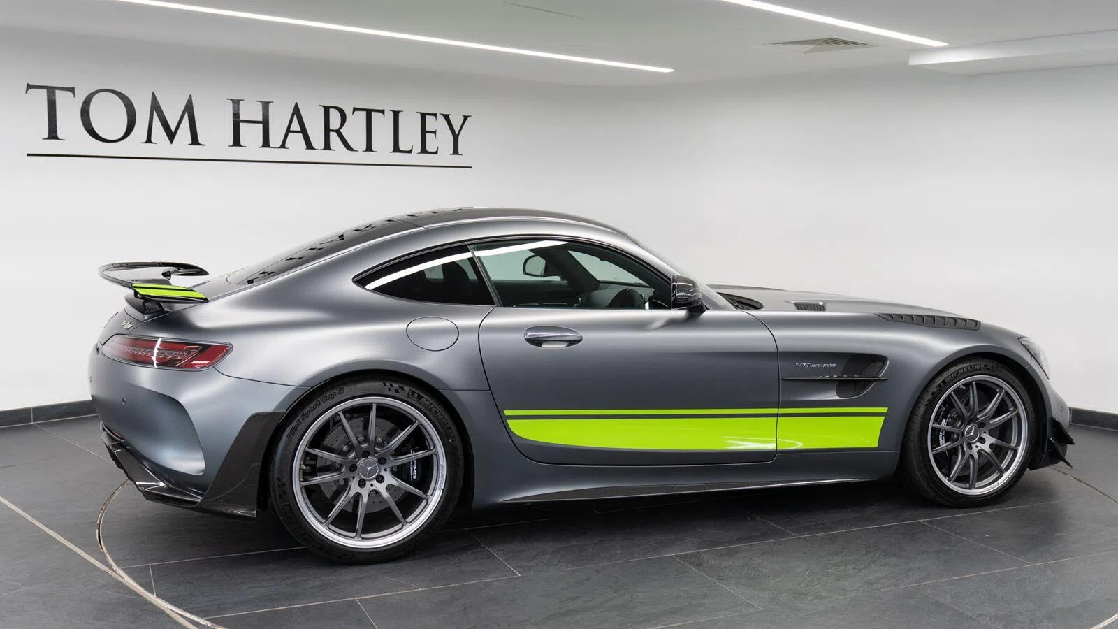 2019 Mercedes-Benz GT AMG GT R PRO, side profile, GREY