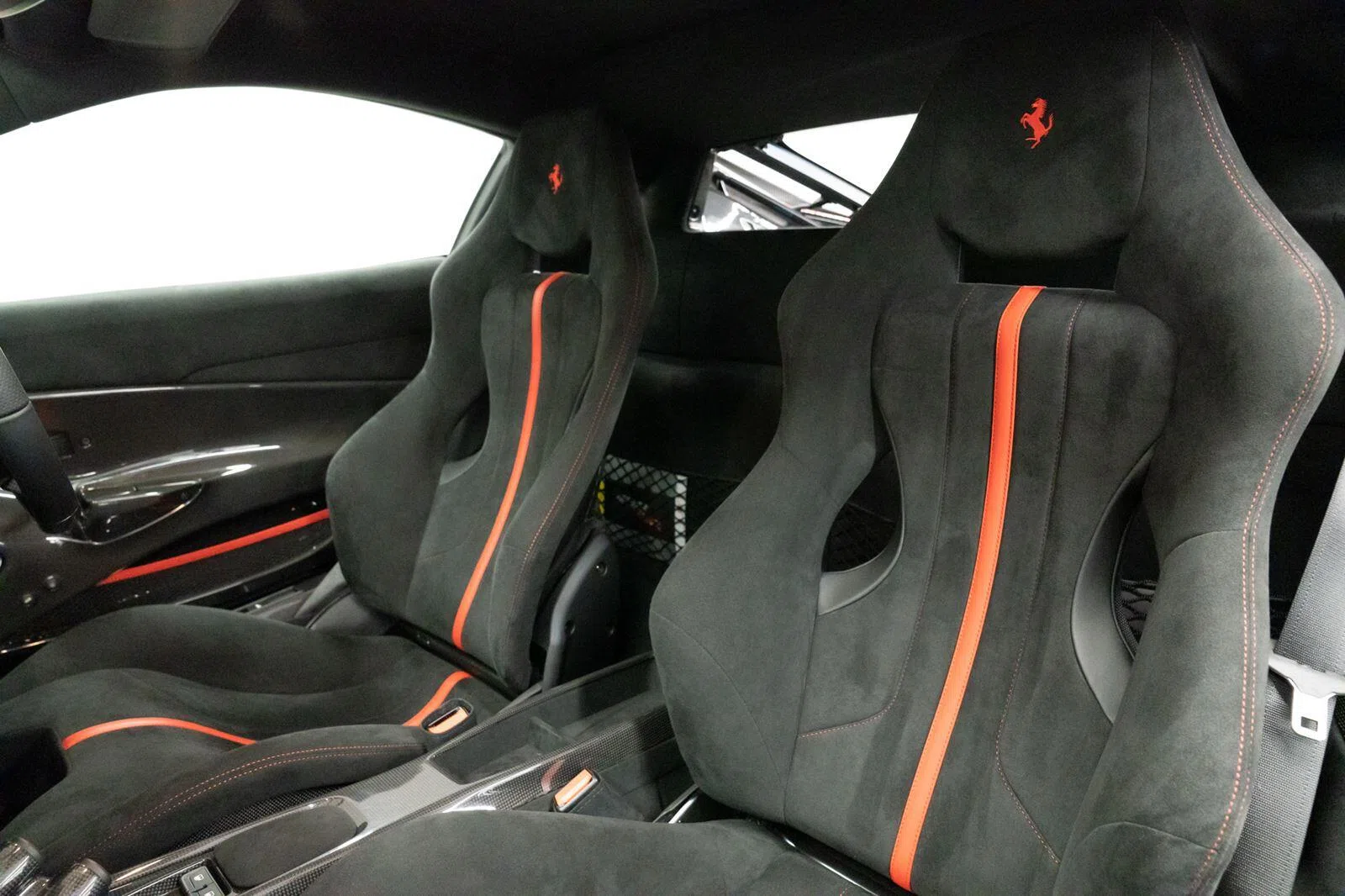 2020 Ferrari 488 PISTA interior, seats, Alcantara