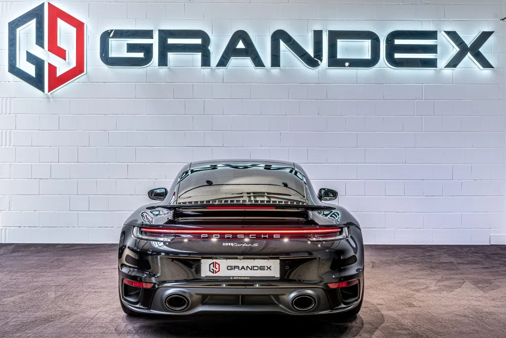 2022 Porsche 911 Turbo S for sale, exterior, tiefschwarzmetallic