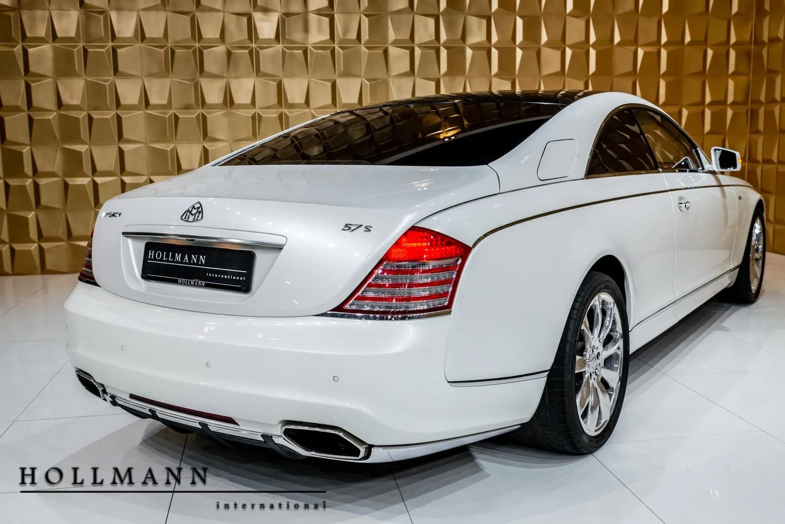 2011 Maybach 57s Xenatec Coupe, rear three-quarter view, White