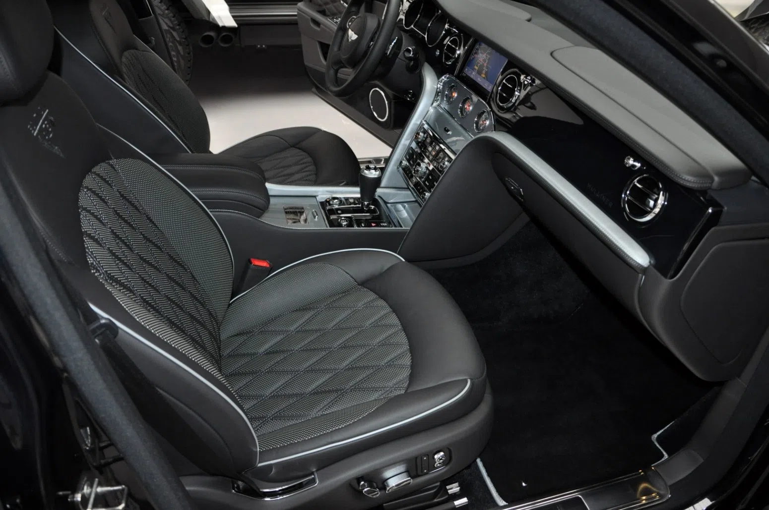 2020 Bentley Mulsanne Speed Mulliner interior, seats, Black Leather