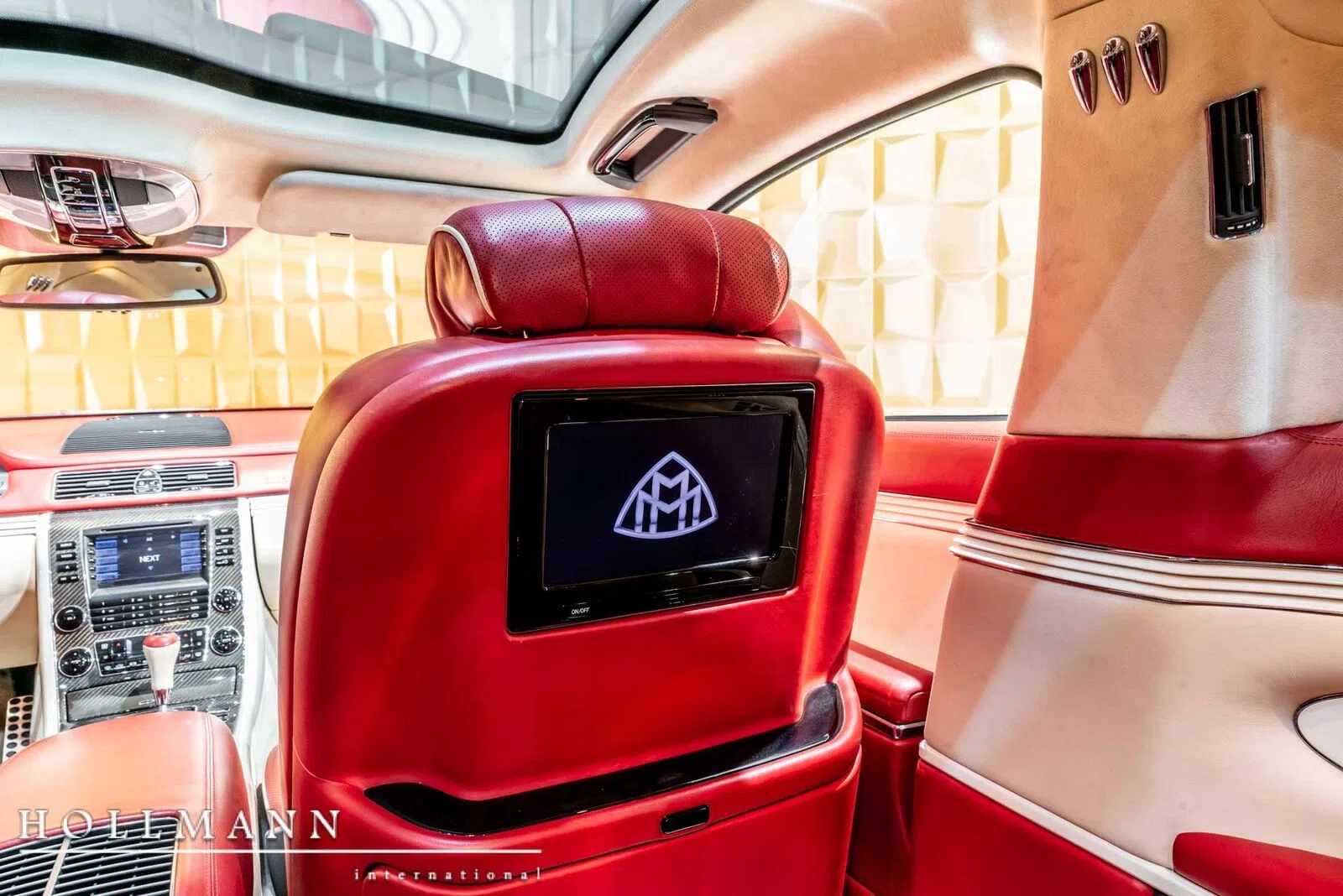2011 Maybach 57s Xenatec Coupe interior, seats, Red Leather
