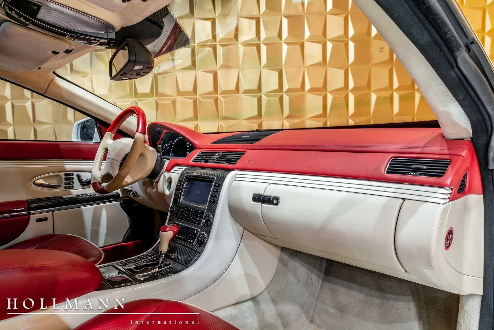 2011 Maybach 57s Xenatec Coupe interior, Red Leather