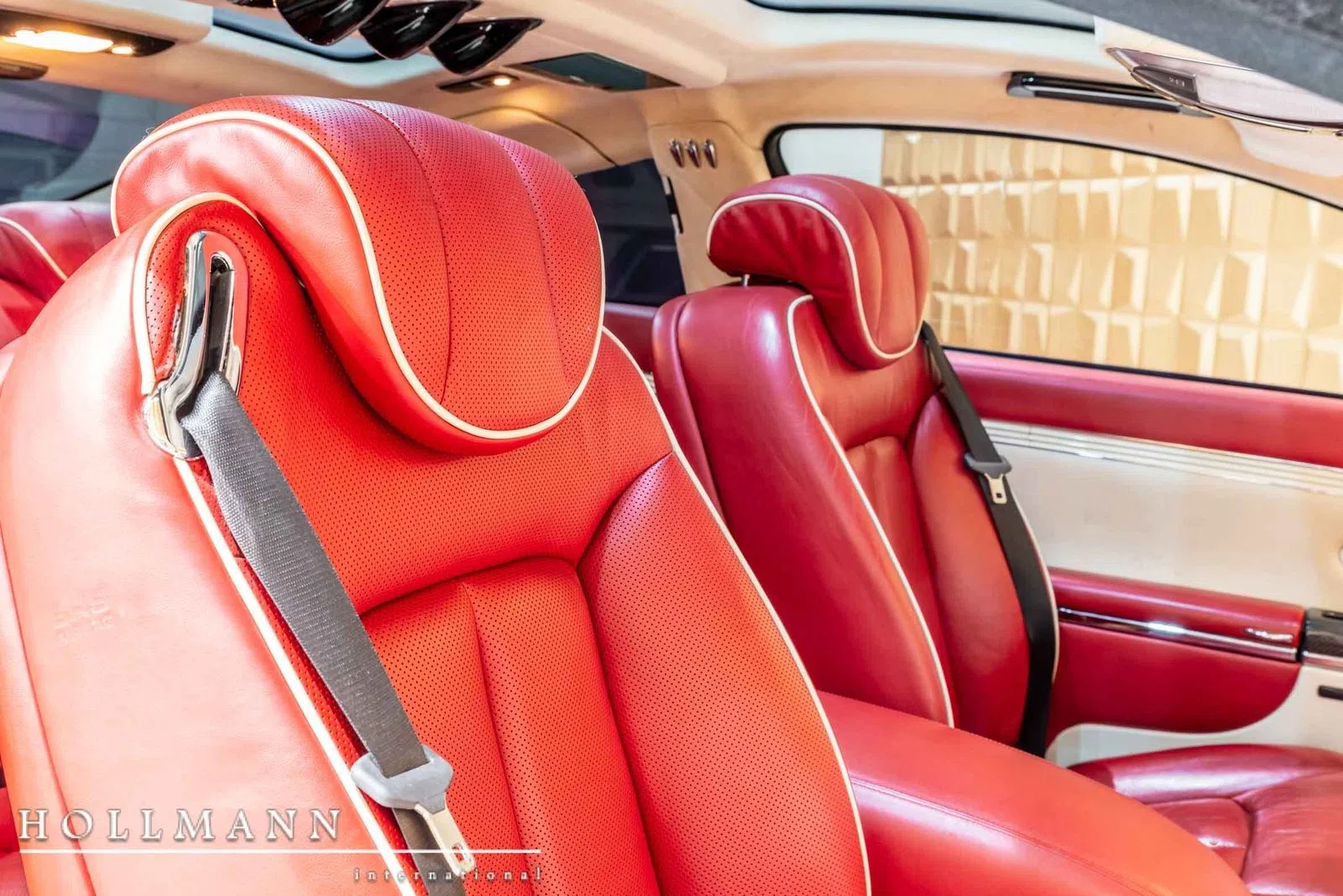 2011 Maybach 57s Xenatec Coupe interior, seats, Red Leather