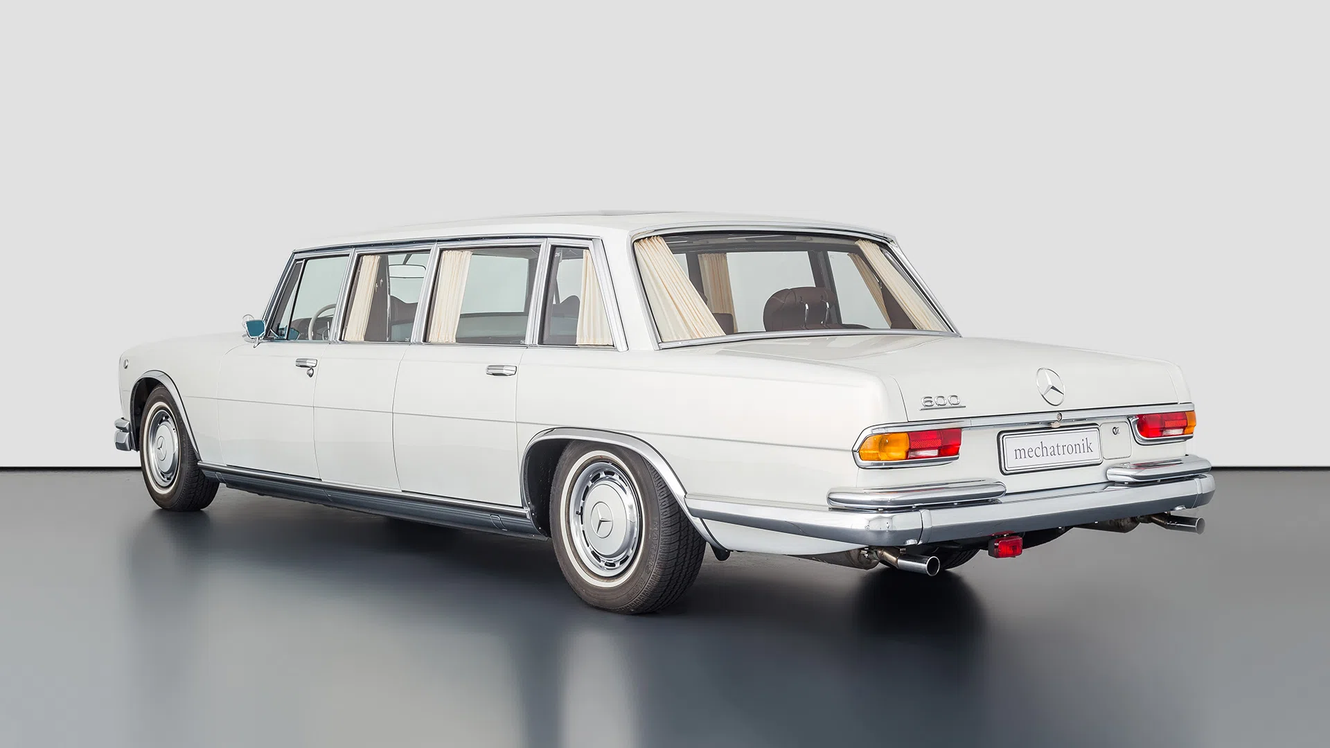 1975 Mercedes-Benz W100 600 Pullman ONE of ONE for sale, exterior, Pearly white