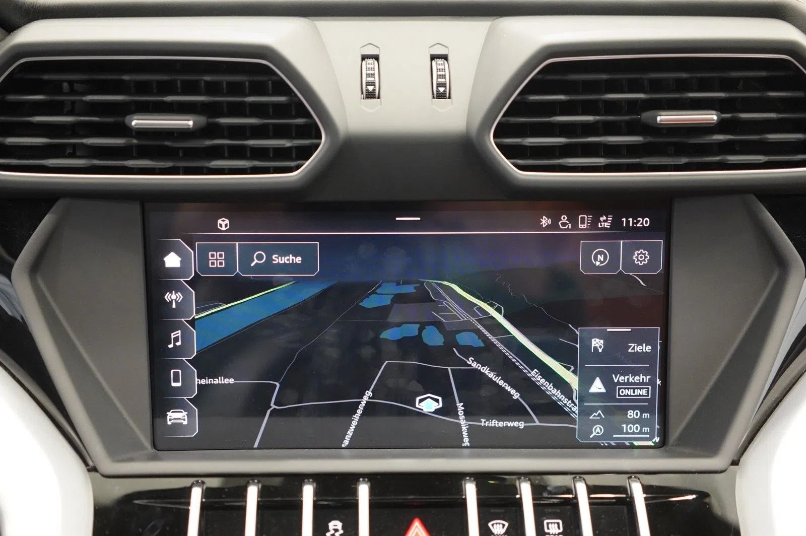 2018 Lamborghini Urus interior, Vollleder, Braun