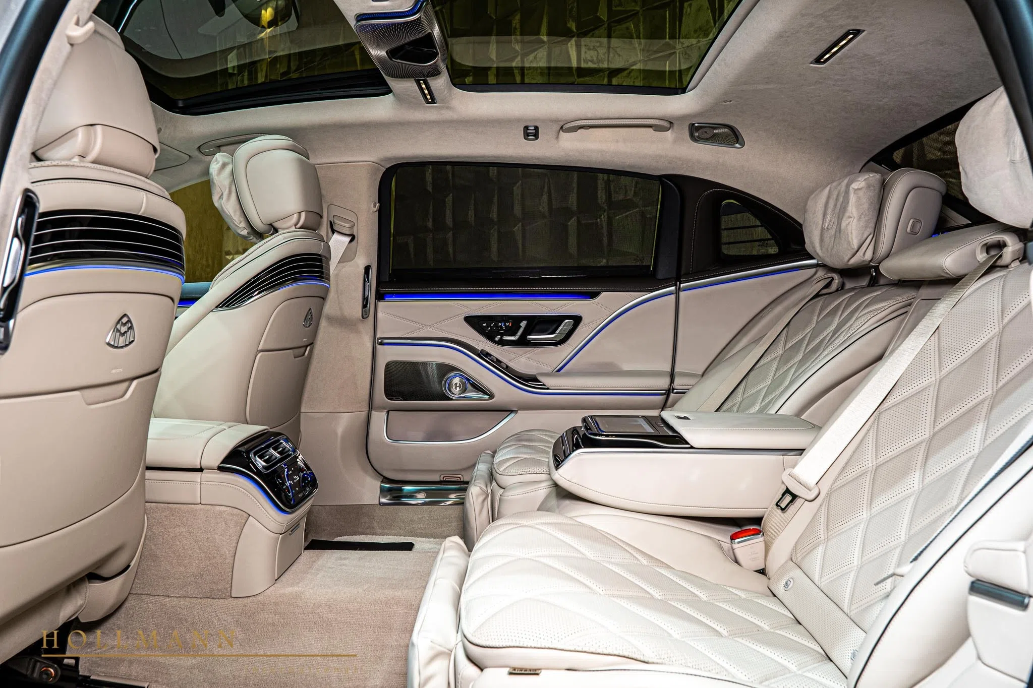 2021 Mercedes-Maybach S 680 interior, seats, Leather Exclusive Beige