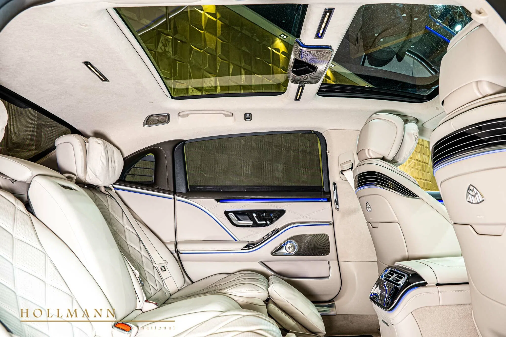 2021 Mercedes-Maybach S 680 interior, Leather Exclusive Beige
