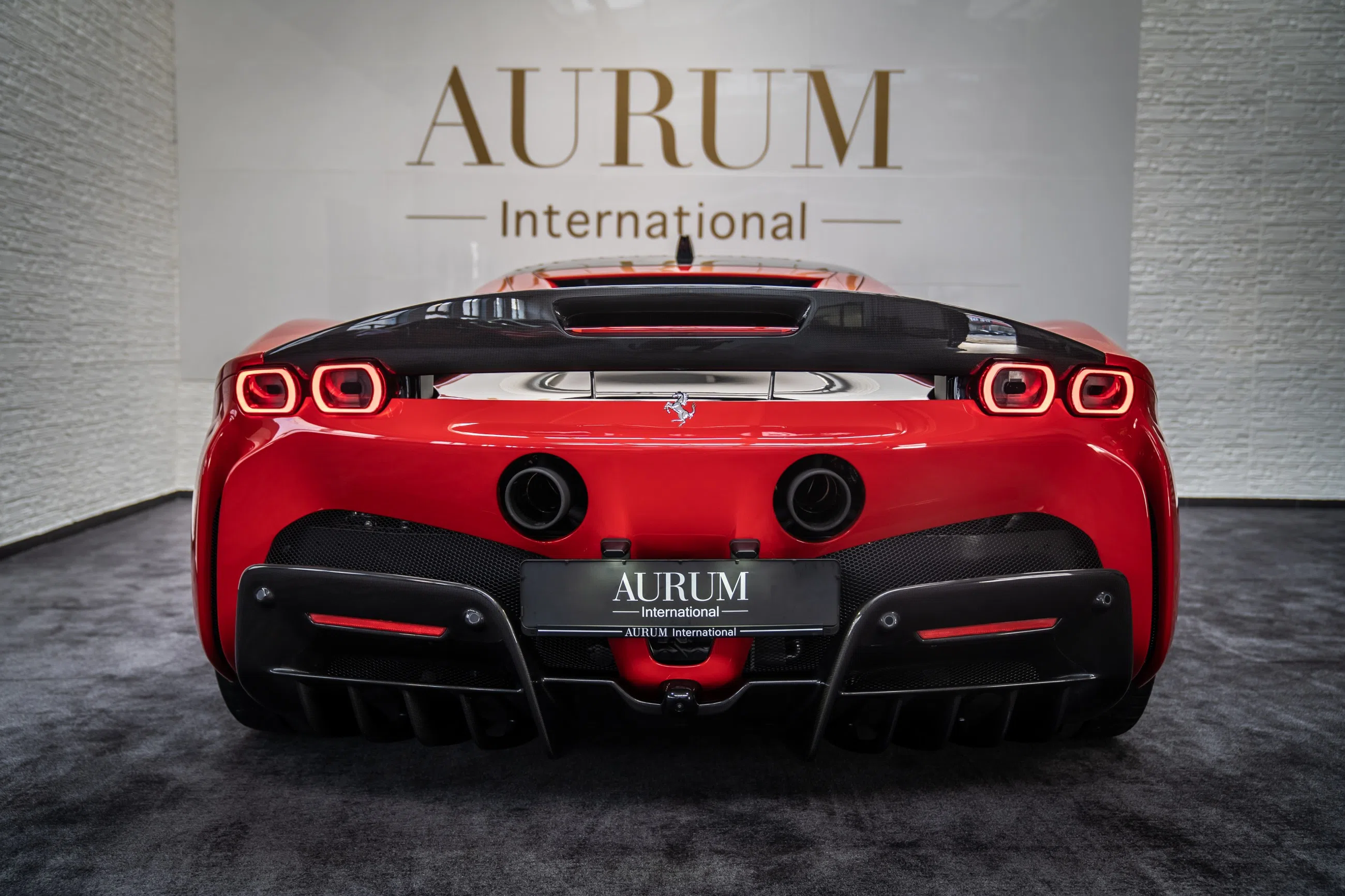 2021 Ferrari SF90 Stradale Spider, exterior, Rosso Corsa