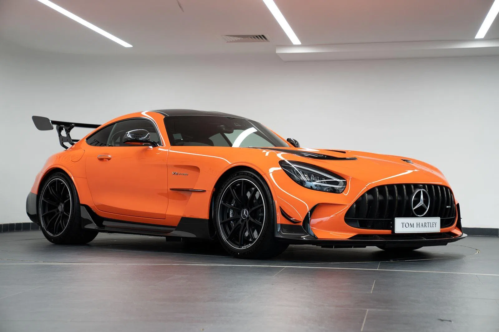 2021 Mercedes-Benz GT AMG GT BLACK SERIES for sale, front three-quarter view, AMG Magma Beam