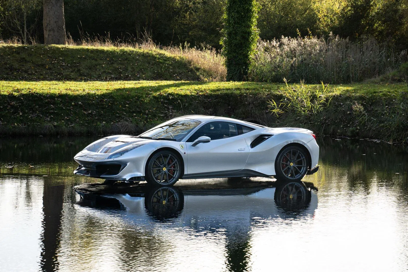 2019 Ferrari 488 PISTA for sale, exterior, Argento Nurburgring